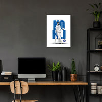 Virat Kohli Metal Poster
