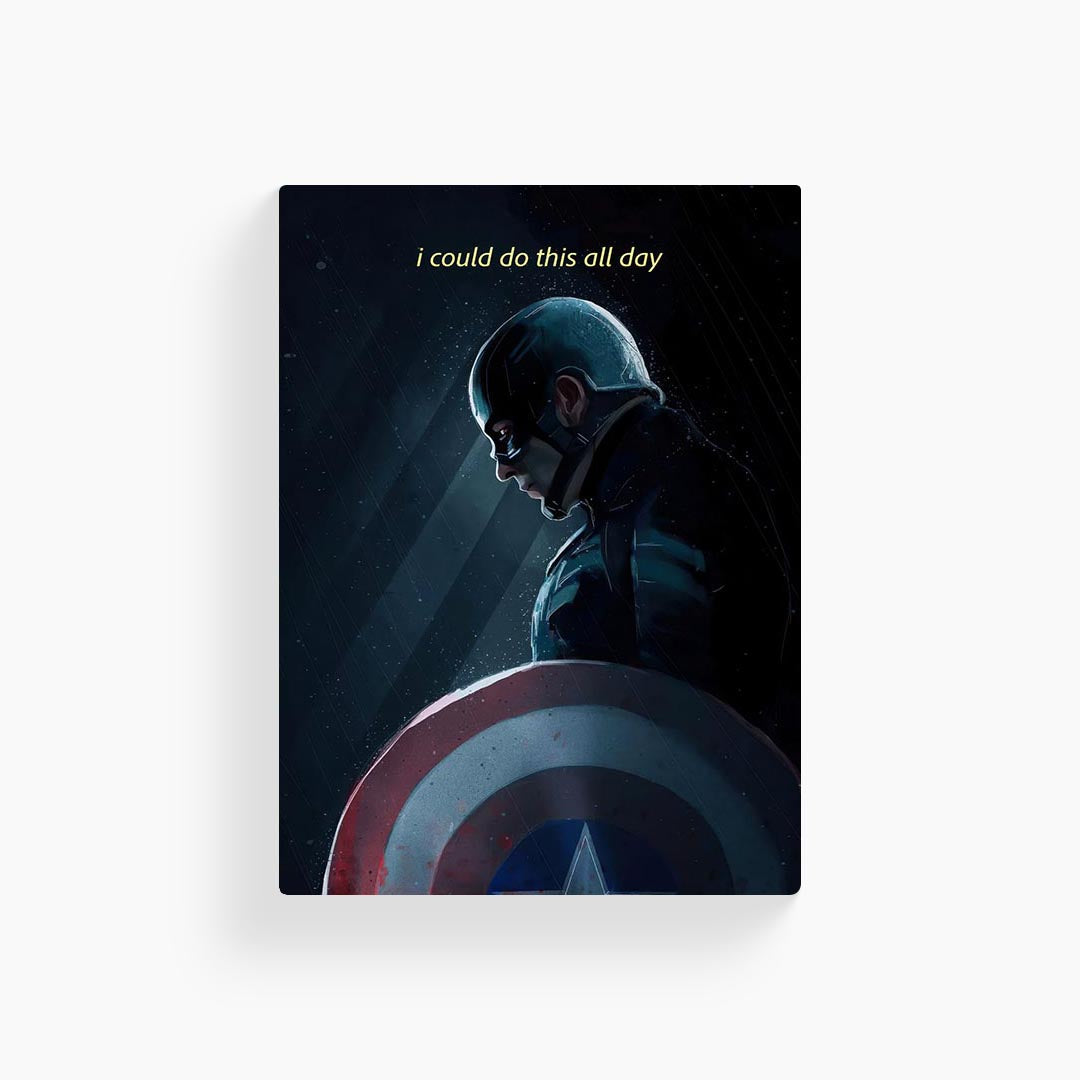 Captain America Metal Poster