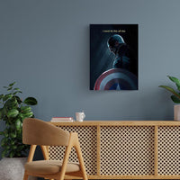 Captain America Metal Poster