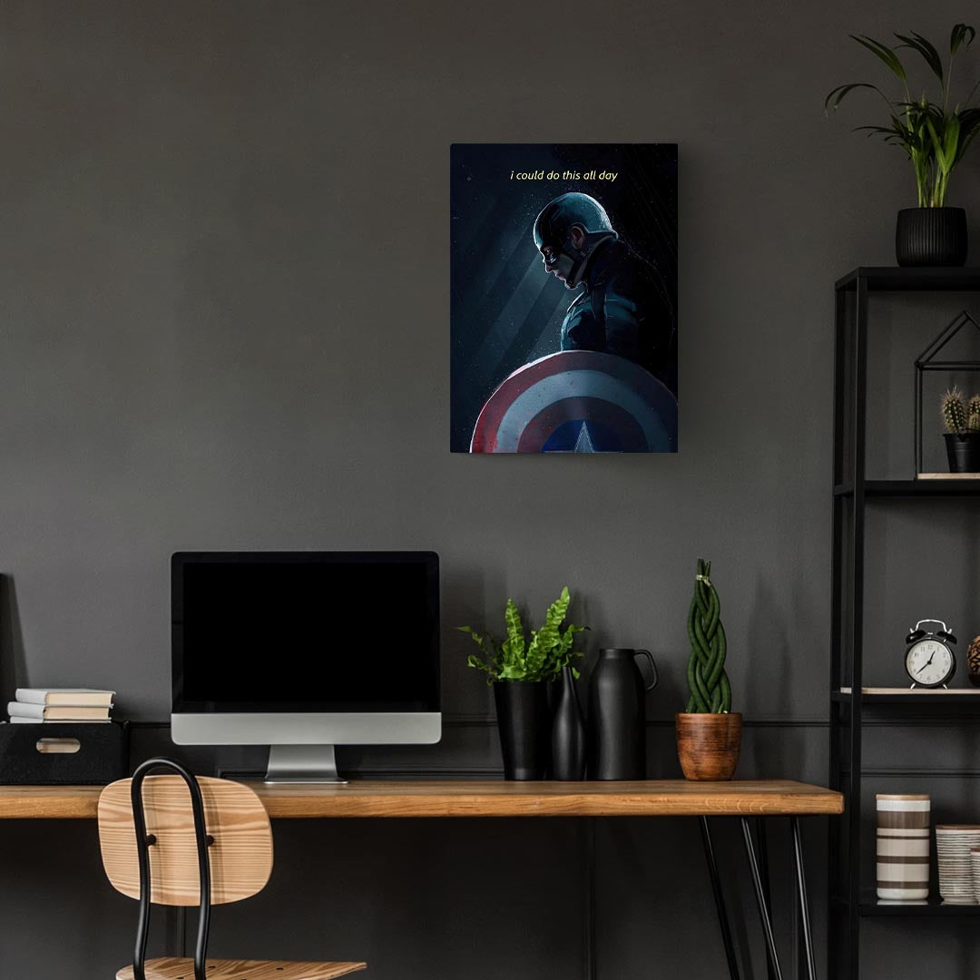 Captain America Metal Poster