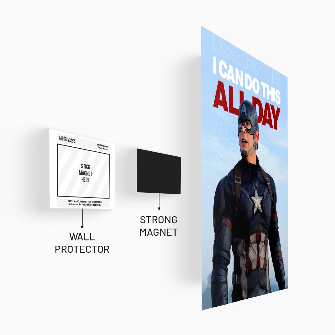 I Can Do This All Day – Captain America Metal Poster