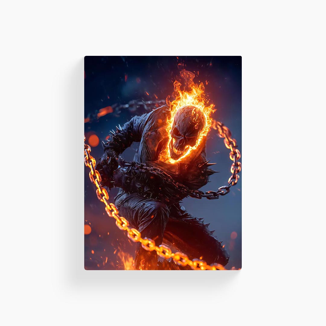 Ghost Rider Metal Poster