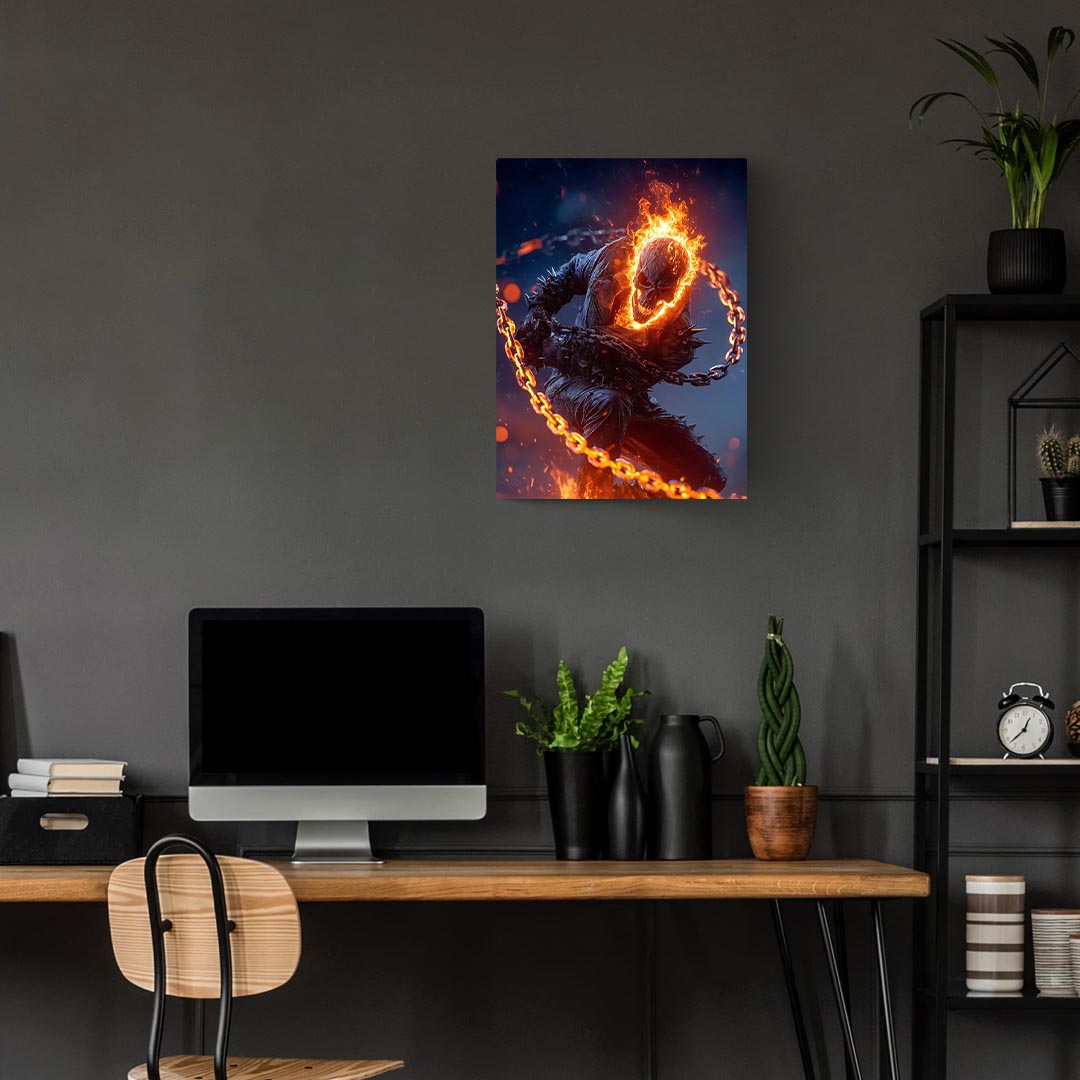 Ghost Rider Metal Poster