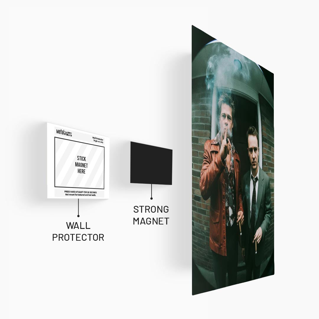 Fight Club Metal Poster