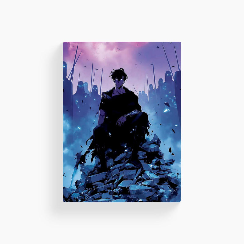 Sung JI Woo Solo Levelling Metal Poster