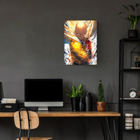 Saitama One Punch Man Metal Poster