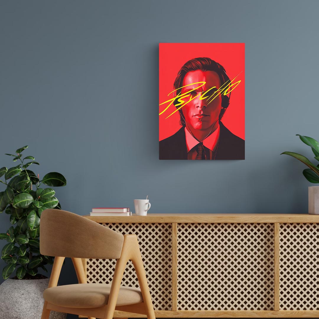 Christian Bale American Psycho Poster
