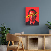 Christian Bale American Psycho Poster