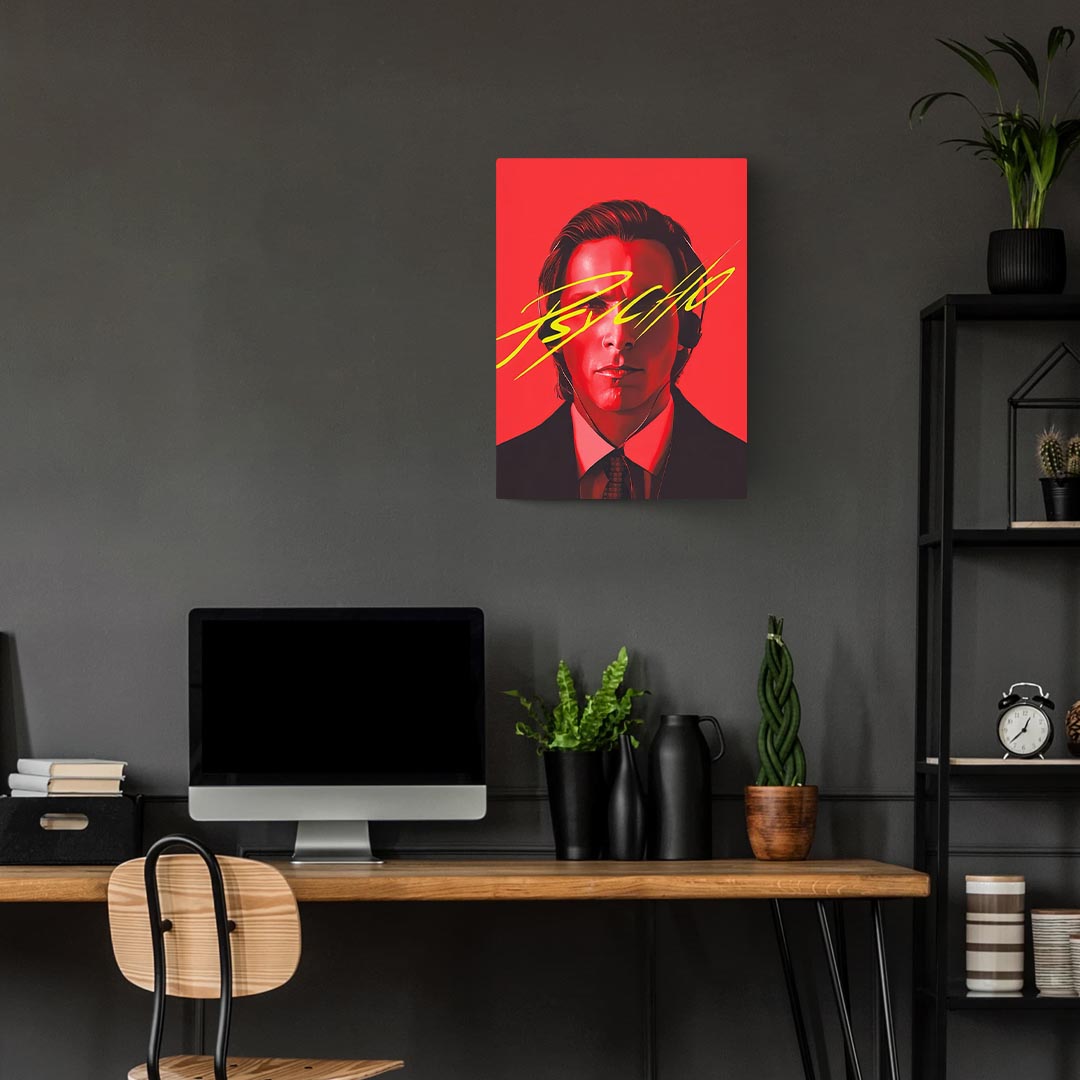 Christian Bale American Psycho Poster