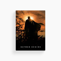 Batman Begins Metal Poster