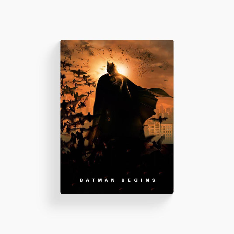 Batman Begins Metal Poster