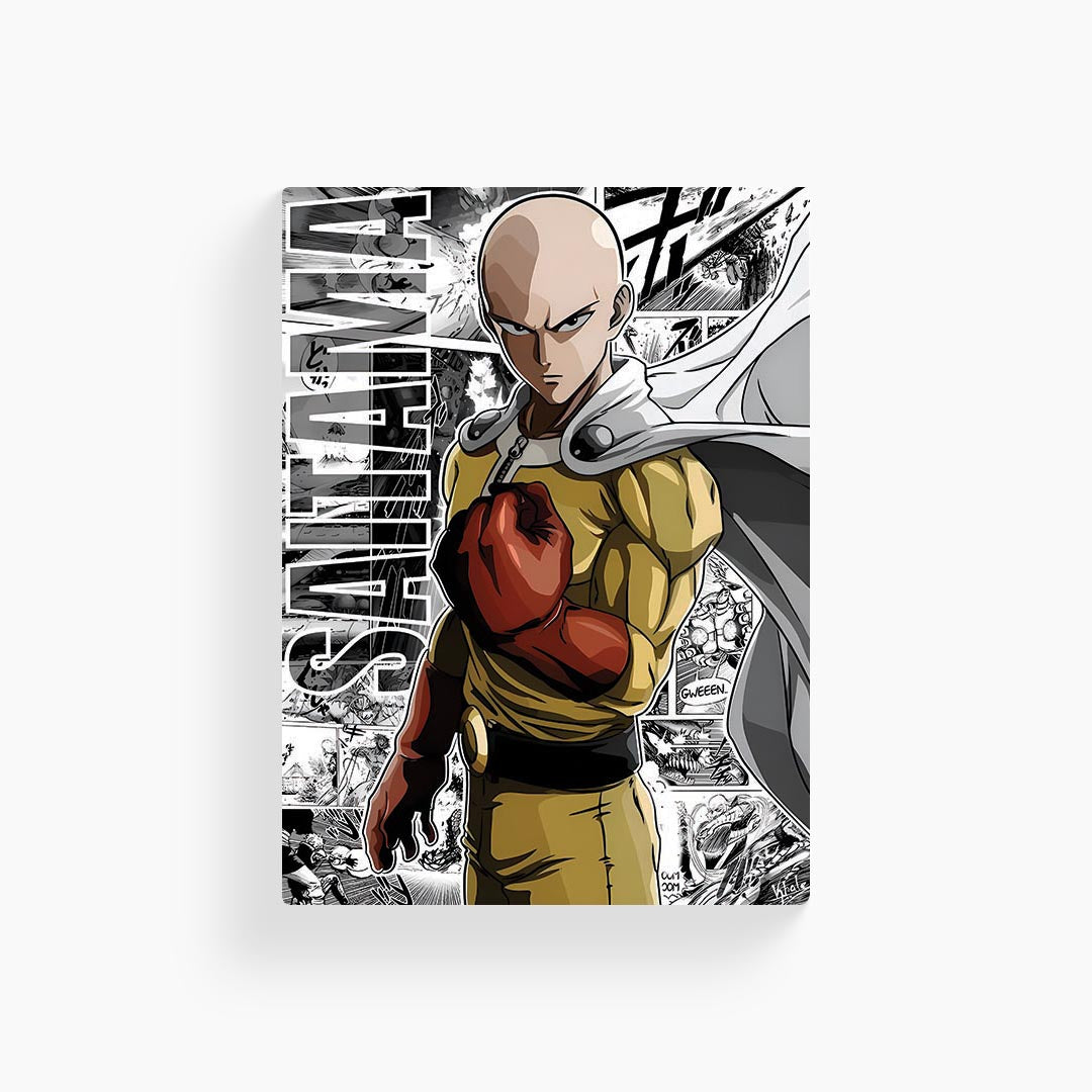 Saitama One Punch Man Metal Poster