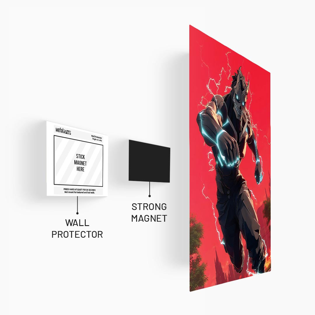Kafka Hibino – Kaiju No. 8 Metal Poster