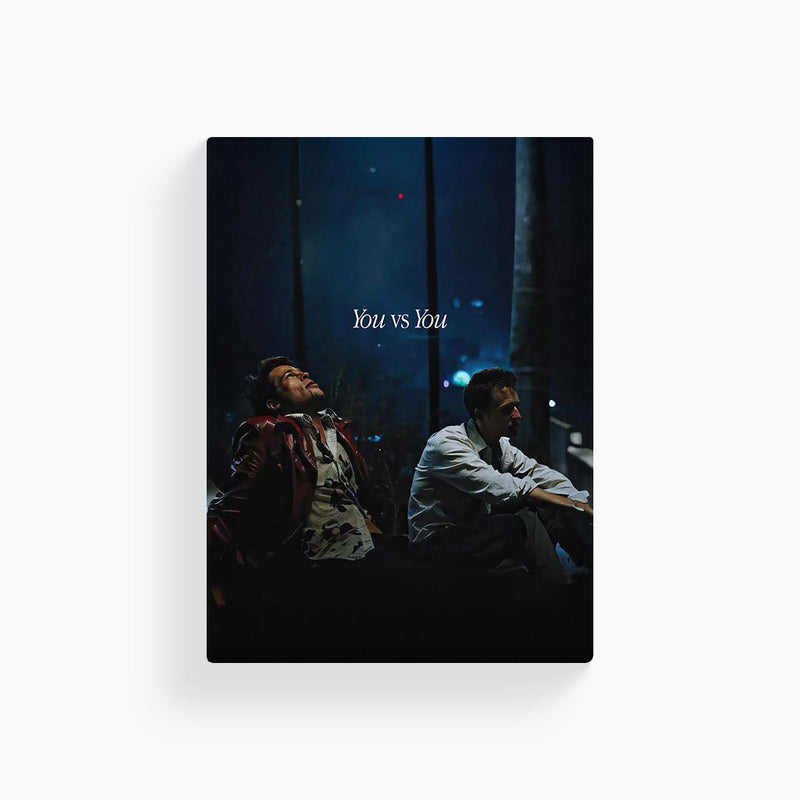 You Vs You- Fight Club Metal Poster