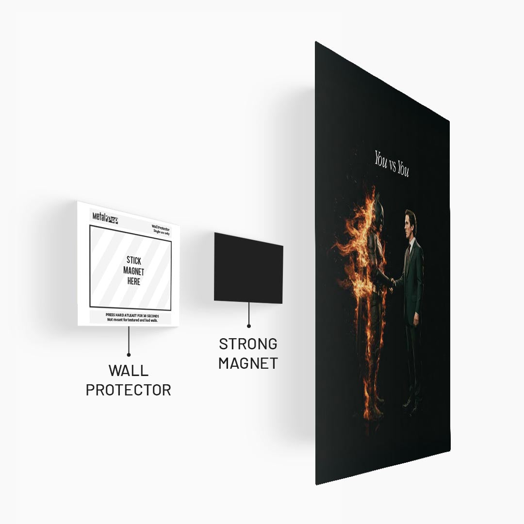 You Vs You Metal Poster