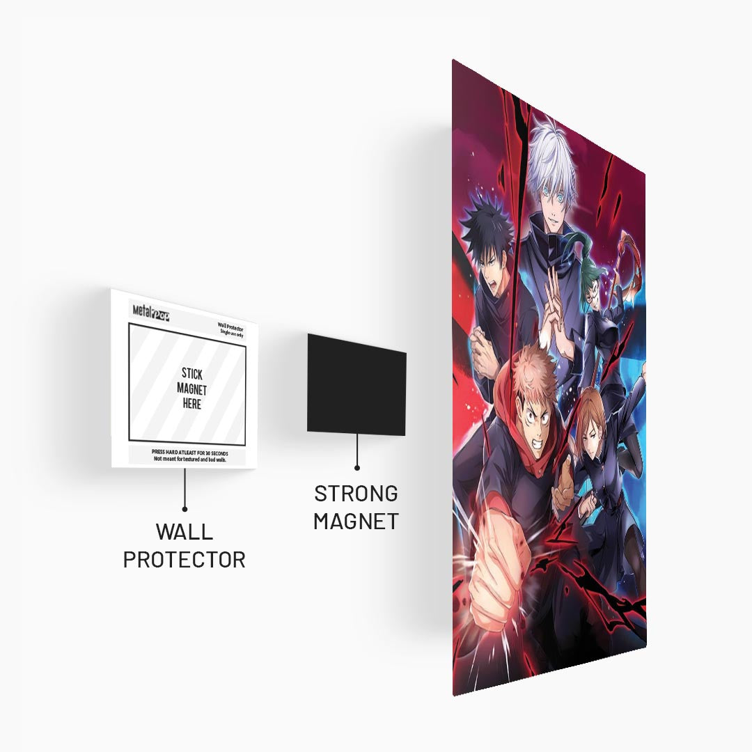 Jujutsu Kaisen Metal Poster