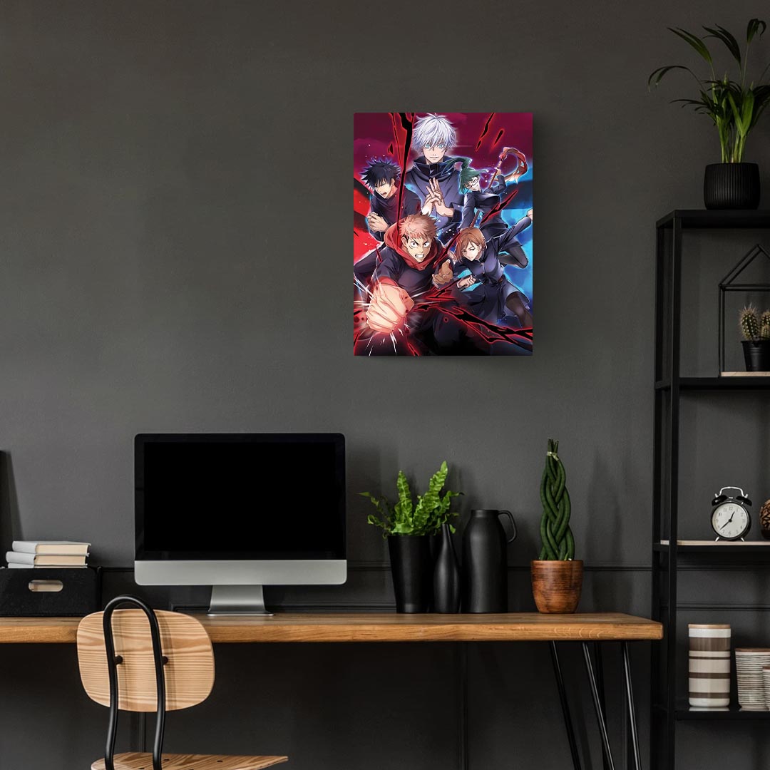 Jujutsu Kaisen Metal Poster