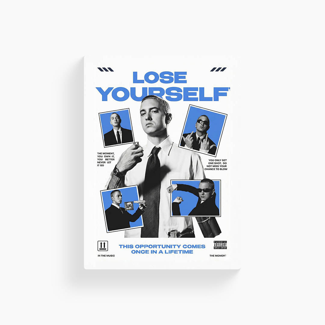 Lose Yourself – Eminem Metal Poster