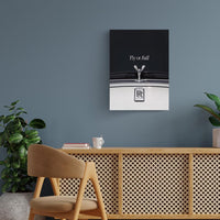 Fly Or Fall- Rolls Royce Metal Poster