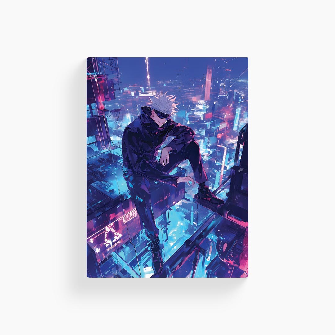 Gojo Satoru Jujutsu Kaisen Metal Poster