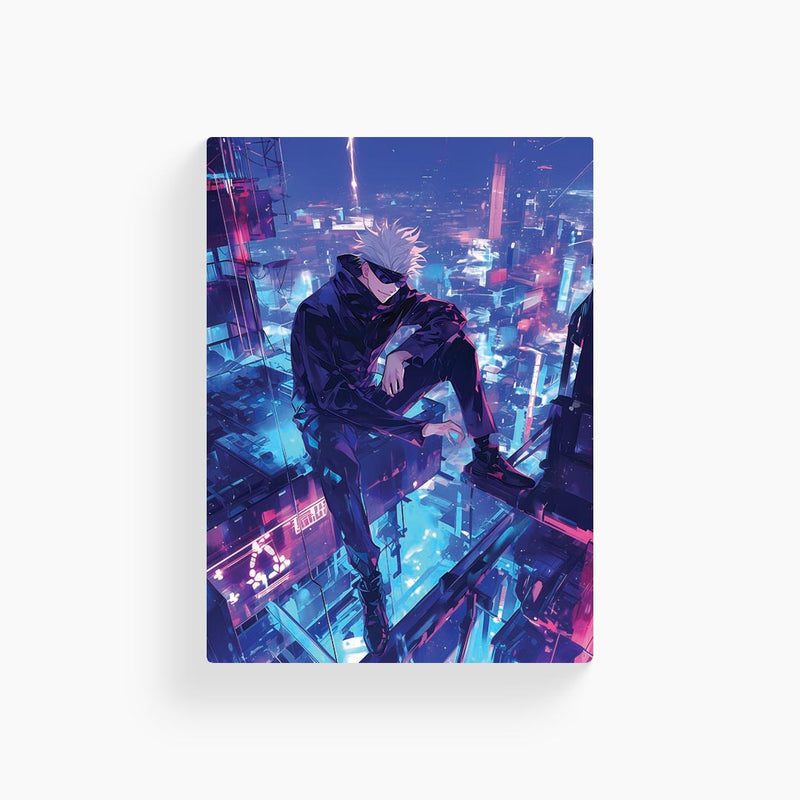 Gojo Satoru Jujutsu Kaisen Metal Poster
