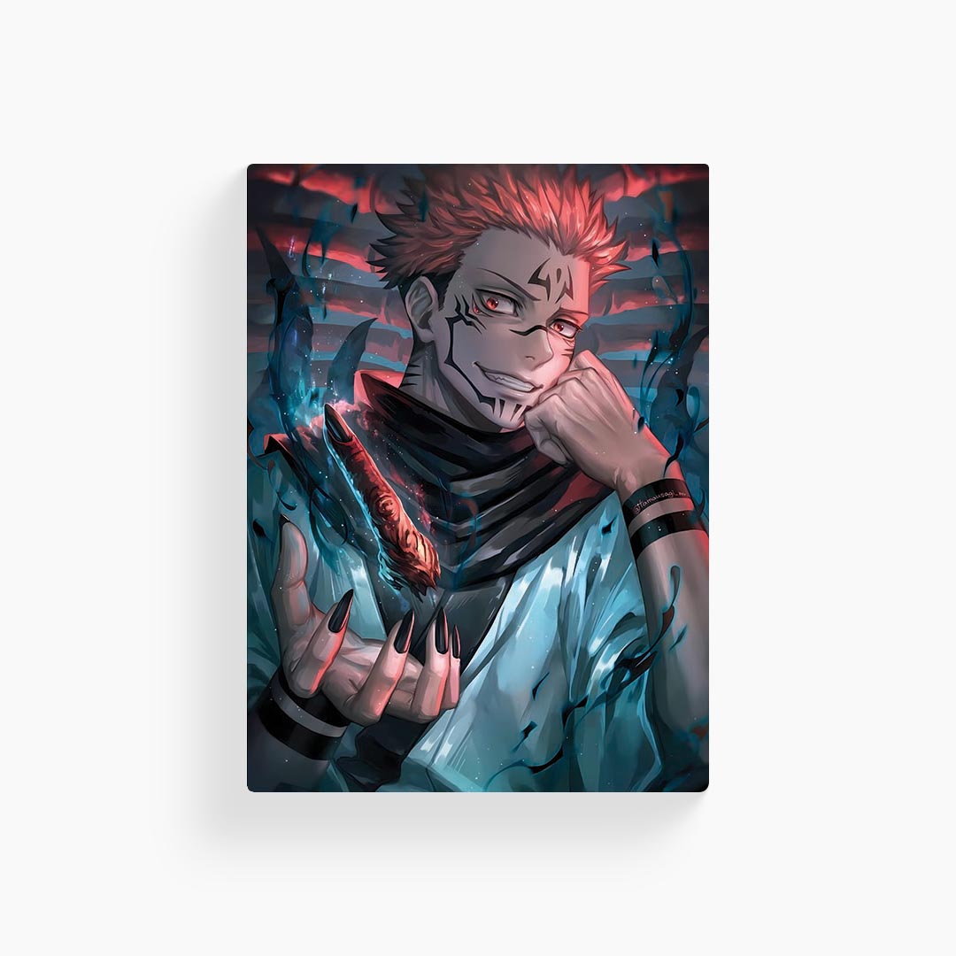 Sukuna Jujutsu Kaisen Metal Poster