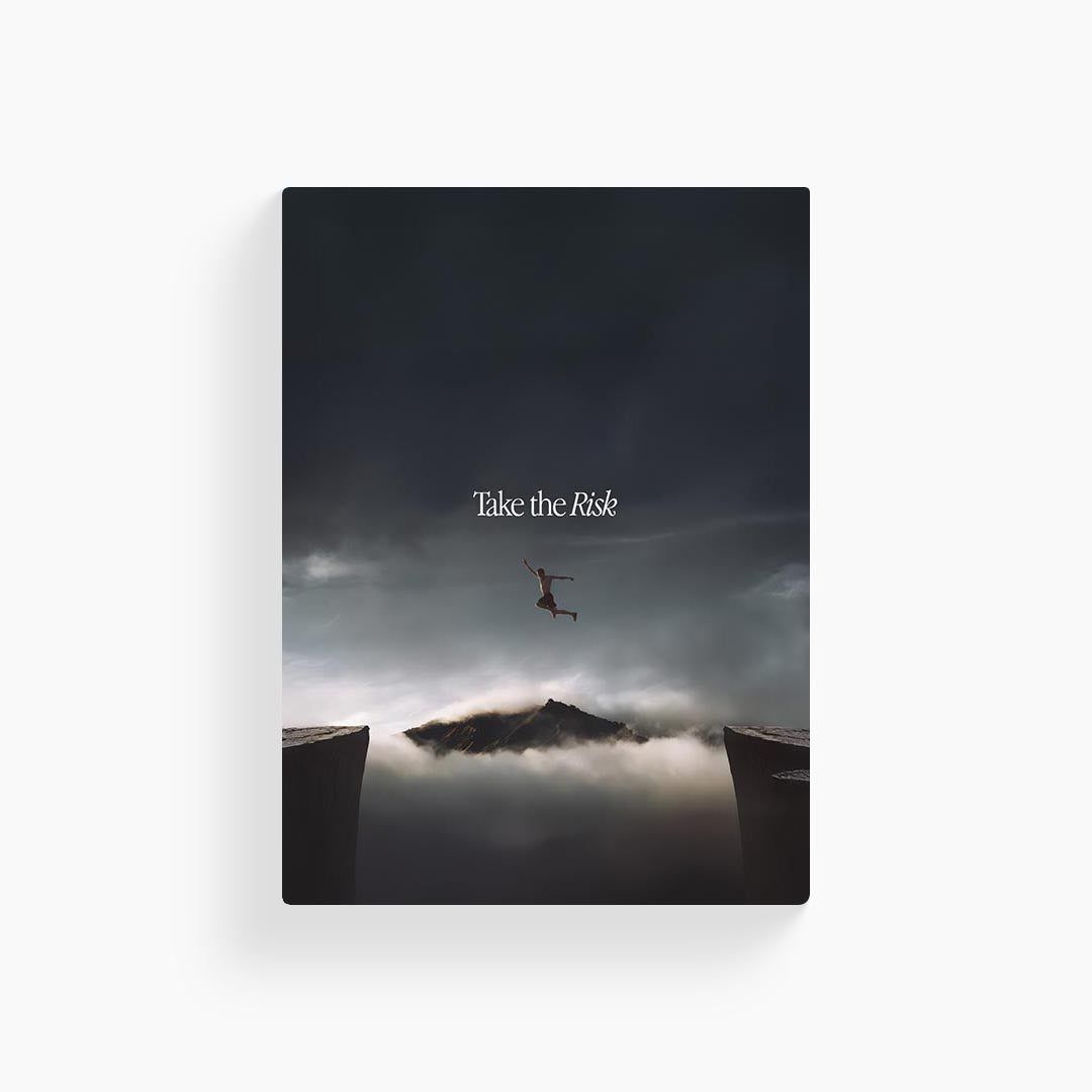 Take The Risk Metal Poster