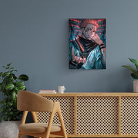 Sukuna Jujutsu Kaisen Metal Poster