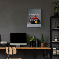 Pressure Is For Tires – Lewis Hamilton F1 Metal Poster