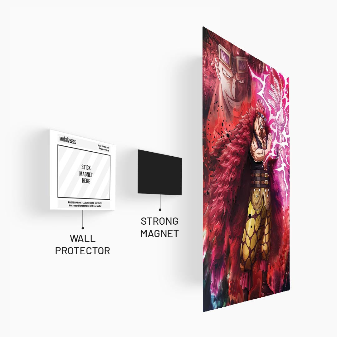 Eustass One Piece Metal Poster