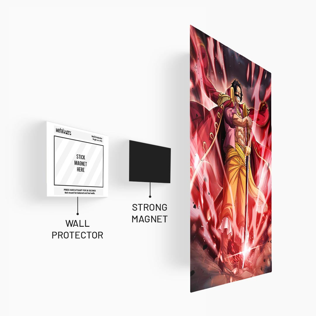 Gol D. Roger One Piece Metal Poster