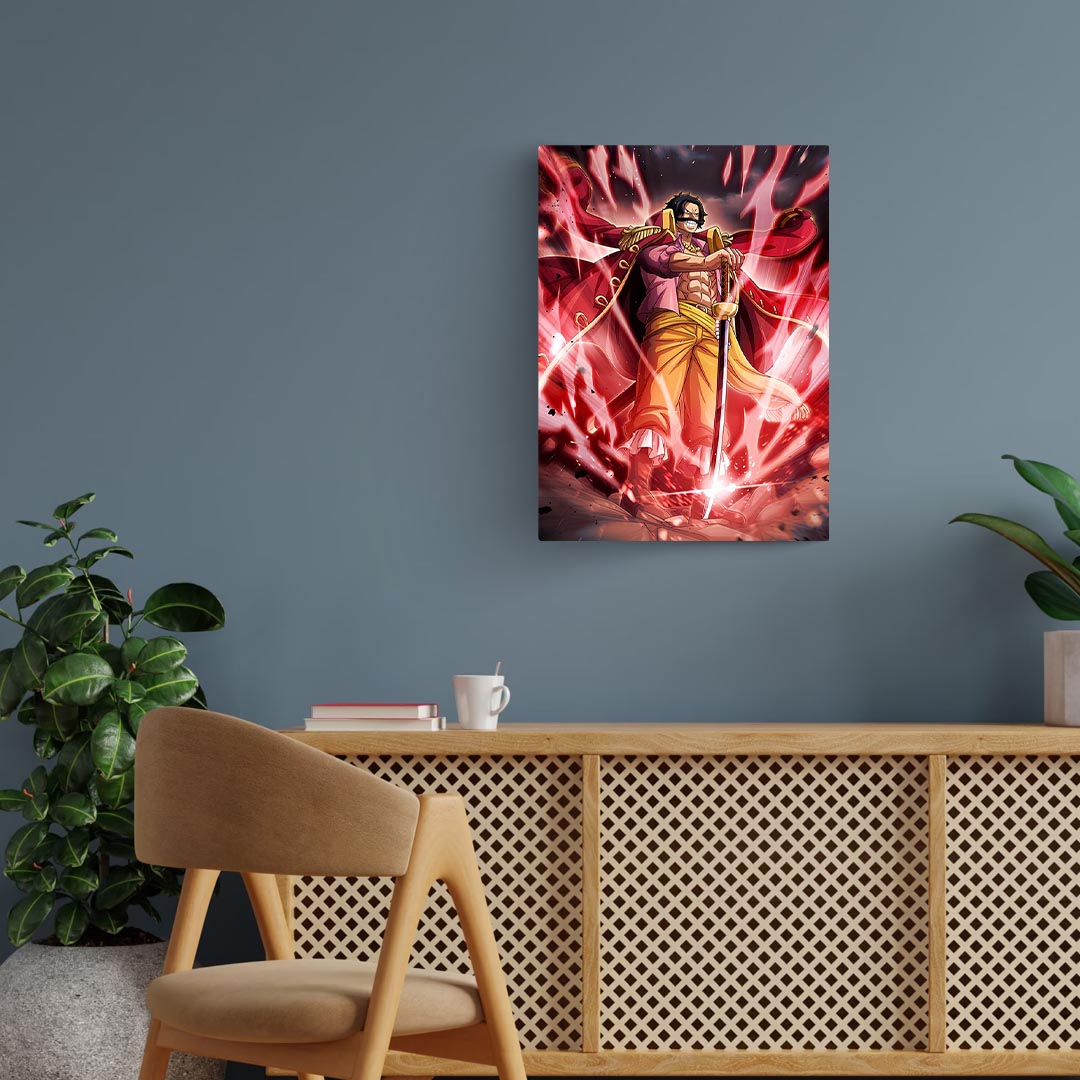 Gol D. Roger One Piece Metal Poster