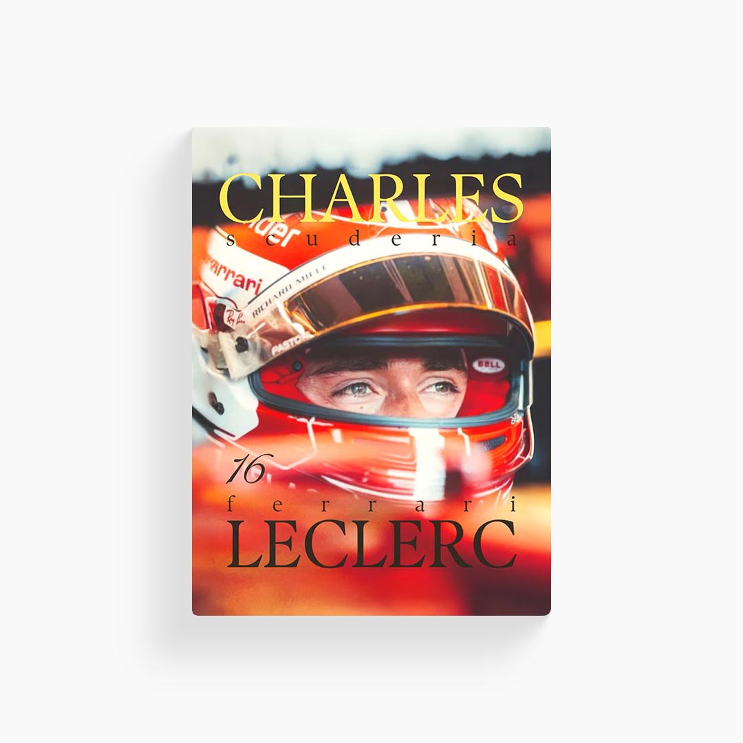 Charles Leclerc – Ferrari F1 Metal Poster