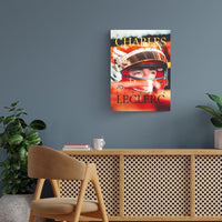 Charles Leclerc – Ferrari F1 Metal Poster