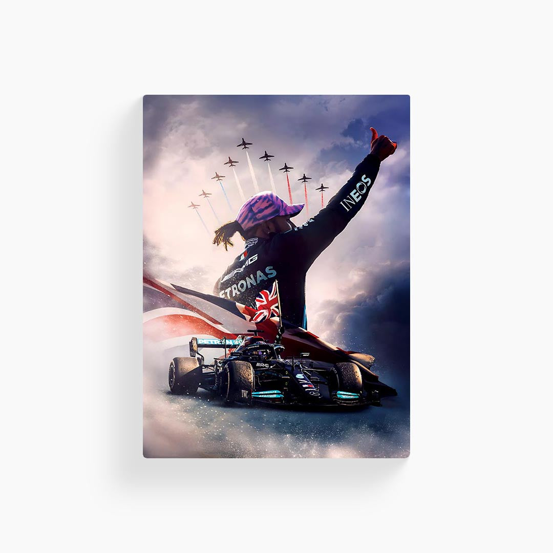 Lewis Hamilton F1 Poster