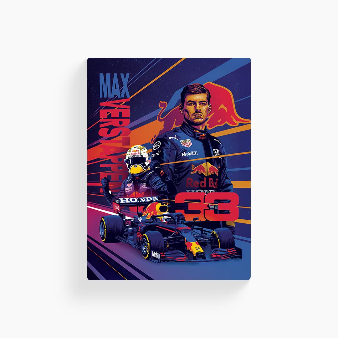 Max Verstappen Red Bull F1 Poster