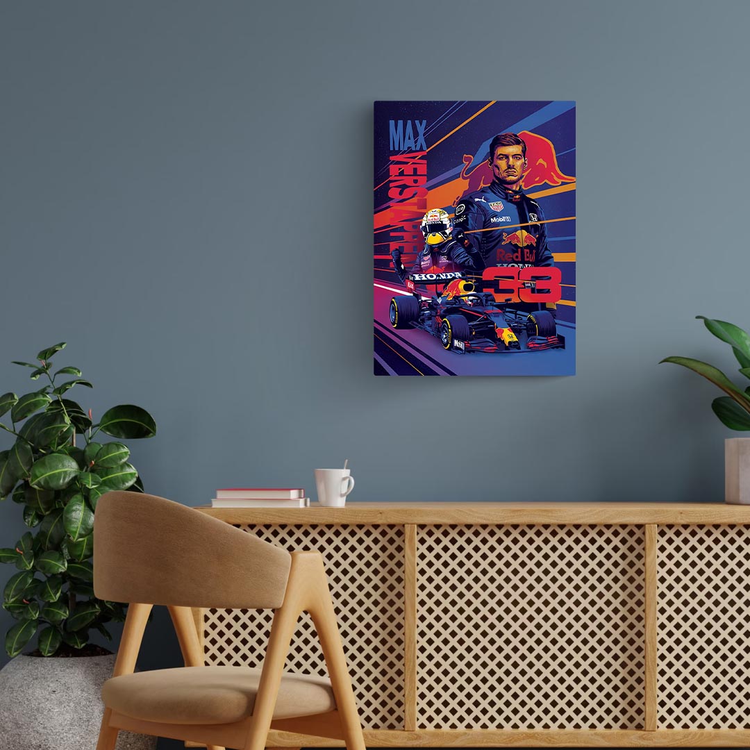 Max Verstappen Red Bull F1 Poster