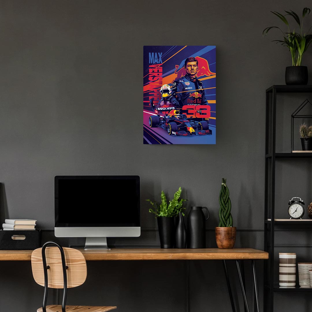 Max Verstappen Red Bull F1 Poster