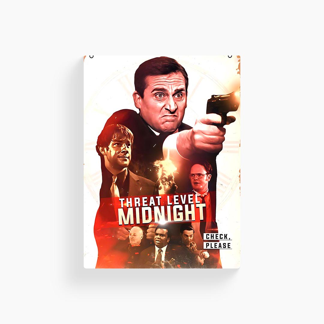 Threat Level Midnight The Office Poster