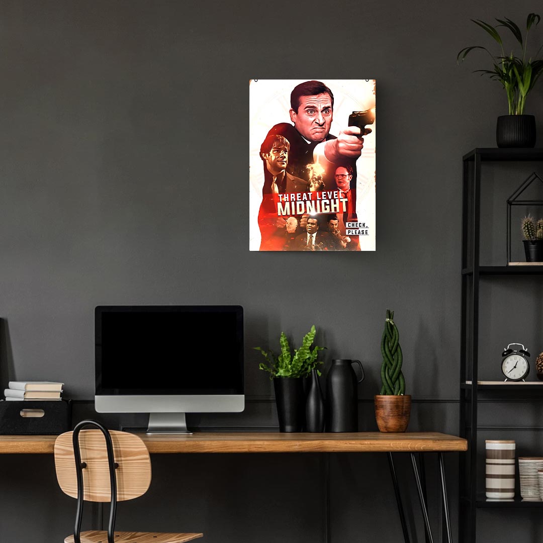Threat Level Midnight The Office Poster