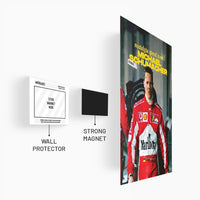 Michael Schumacher F1 Metal Poster