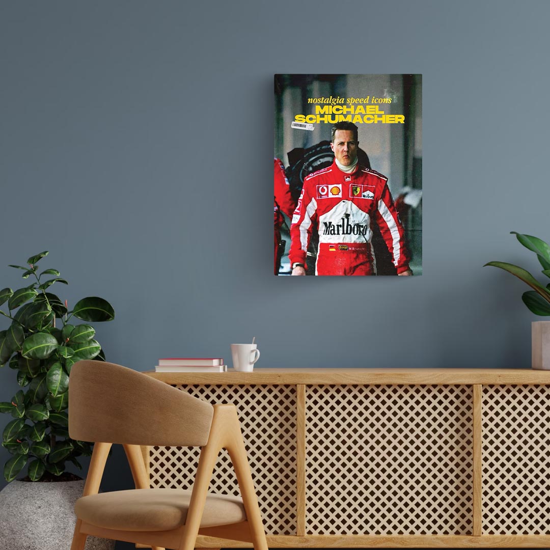 Michael Schumacher F1 Metal Poster