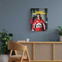 Michael Schumacher F1 Metal Poster