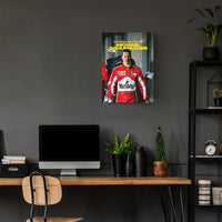 Michael Schumacher F1 Metal Poster