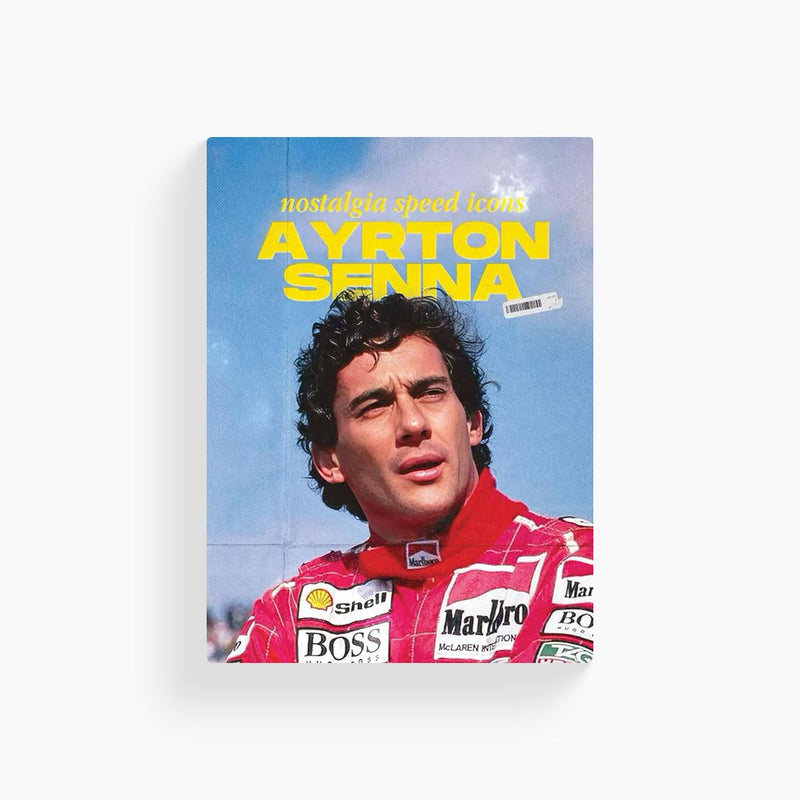 Ayrton Senna F1 Metal Poster