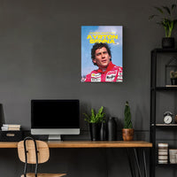 Ayrton Senna F1 Metal Poster