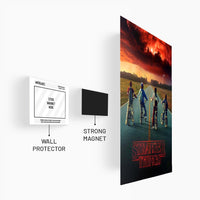 Stranger Things Metal Poster
