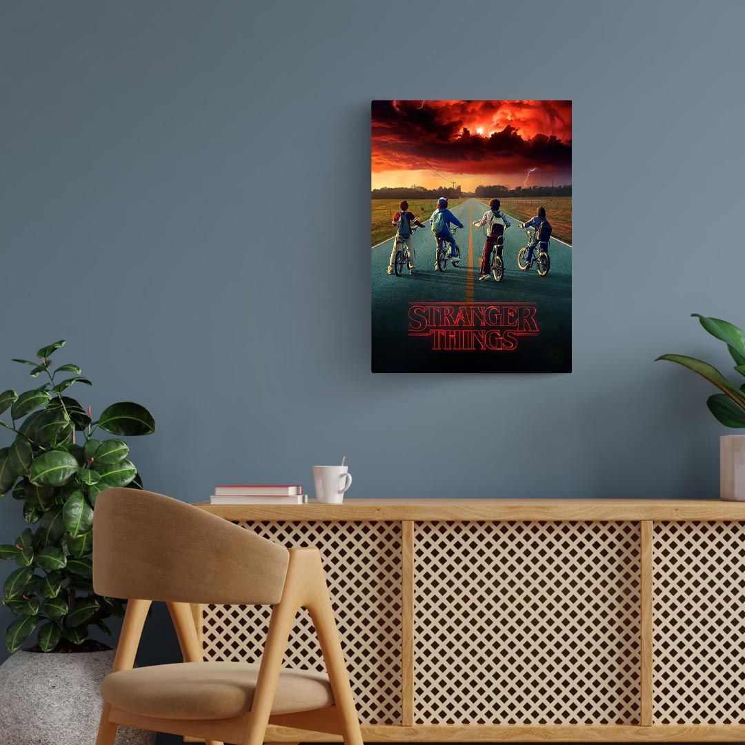 Stranger Things Metal Poster