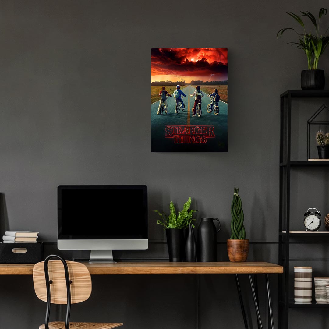 Stranger Things Metal Poster
