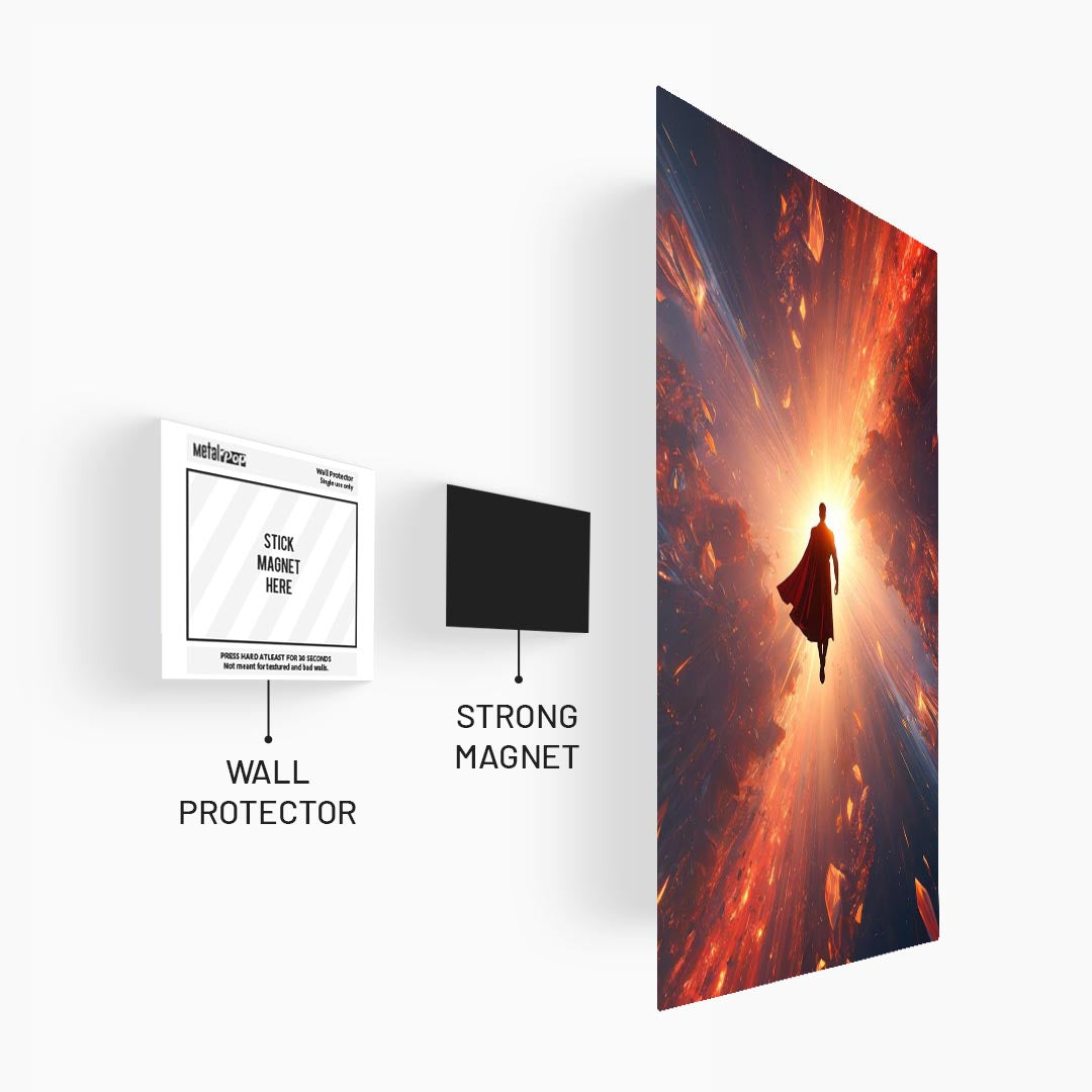 Superman Metal Poster